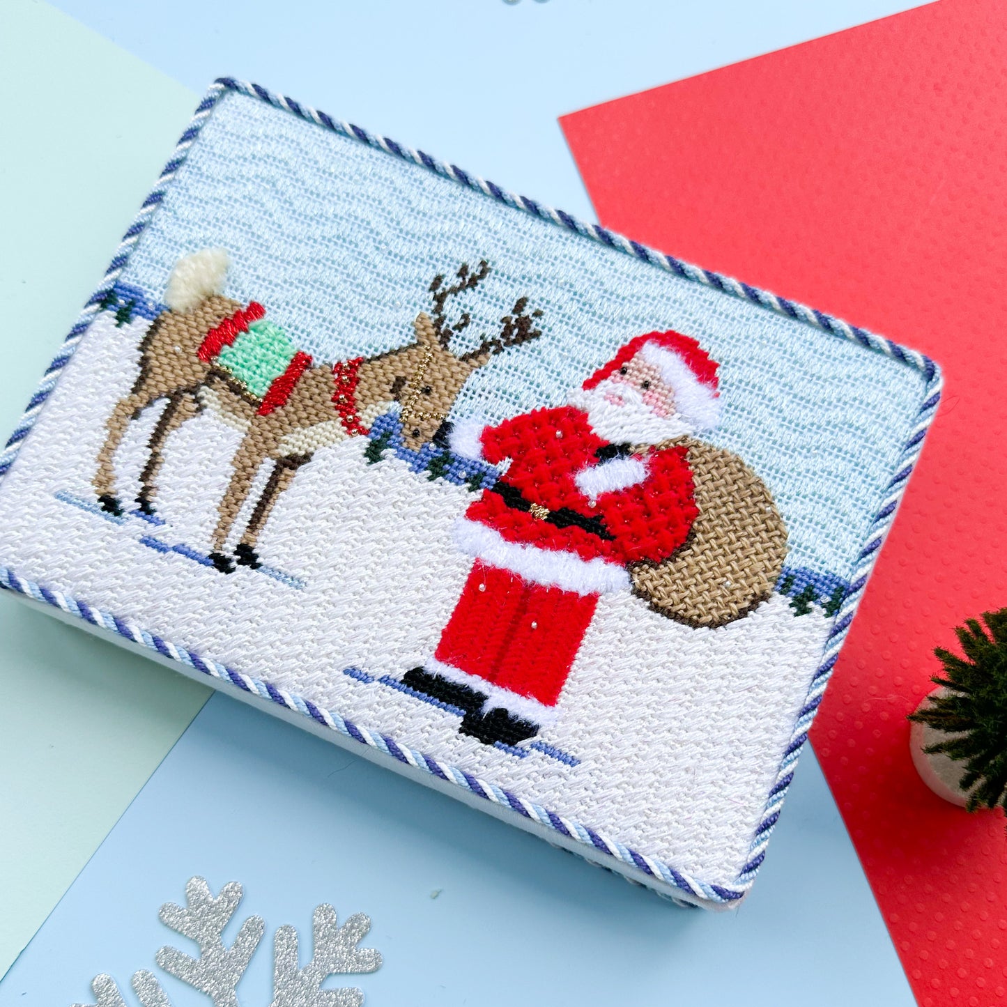 Reindeer Games Series Needlepoint Canvas
