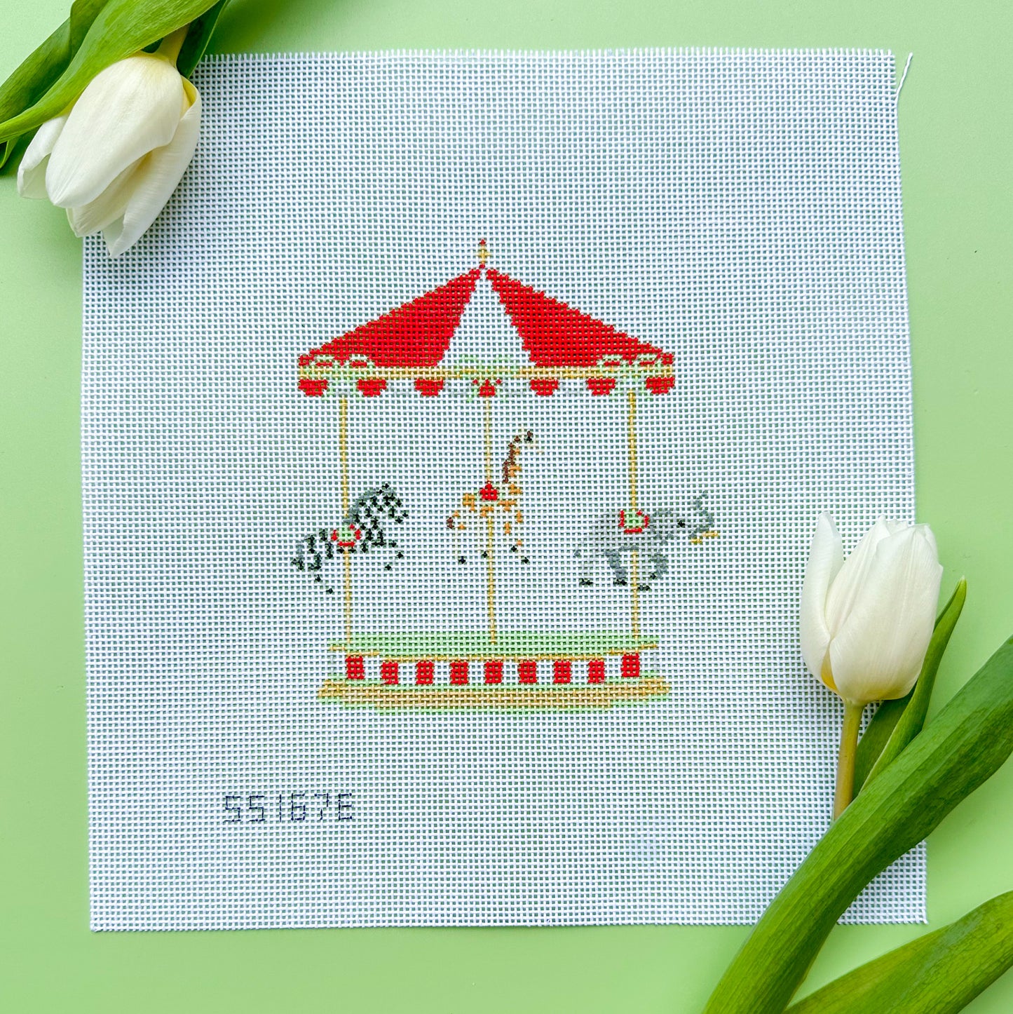 Carousel Series Needlepoint Canvases