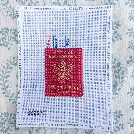 Passport Needlepoint Canvas