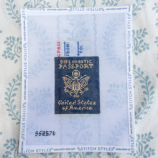 Passport Needlepoint Canvas