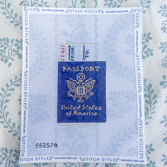 Passport Needlepoint Canvas