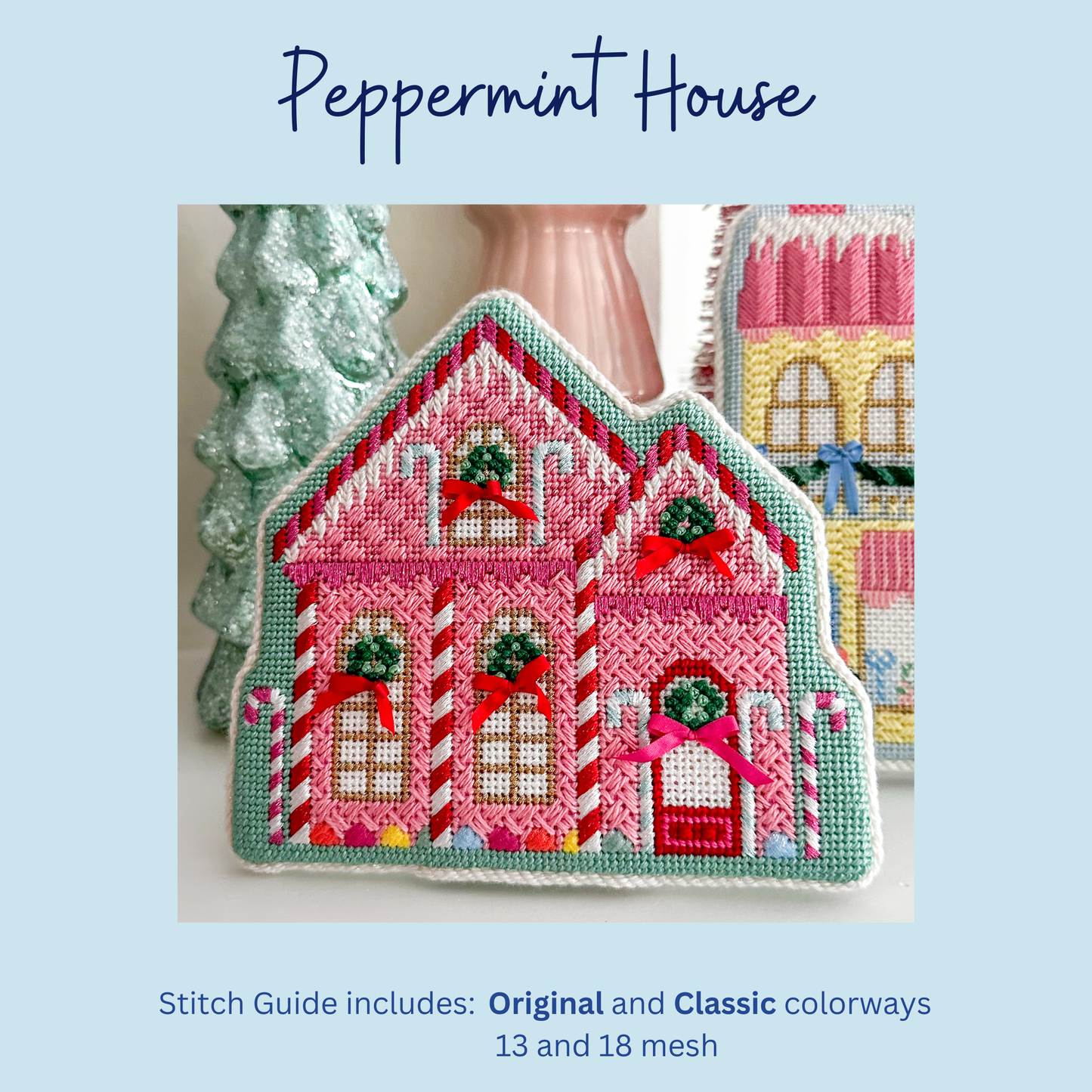 Stitch Guide for Le Point Studio Peppermint House
