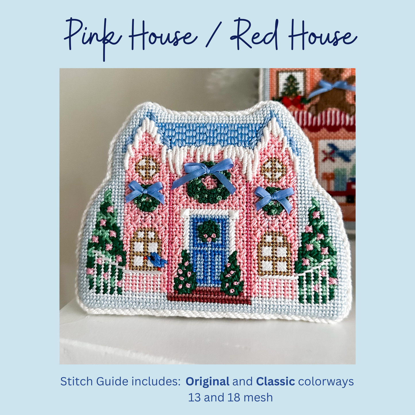 Stitch Guide for Le Point Studio Pink House