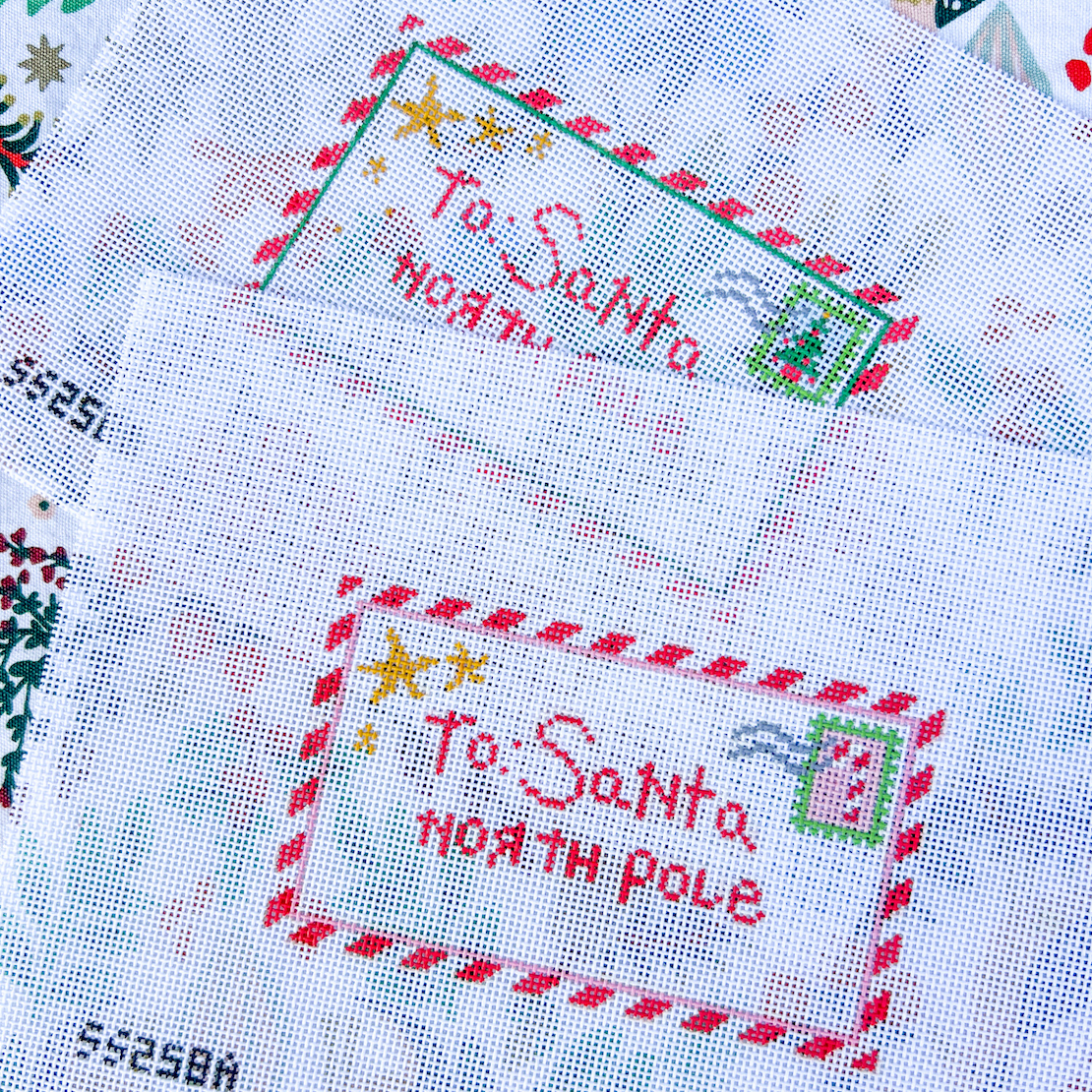 To Santa: North Pole Needlepoint Canvas