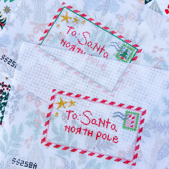 To Santa: North Pole Needlepoint Canvas