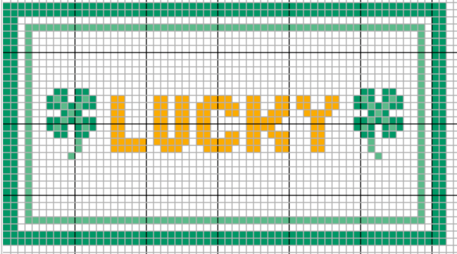 Lucky 13 mesh Needlepoint Canvas