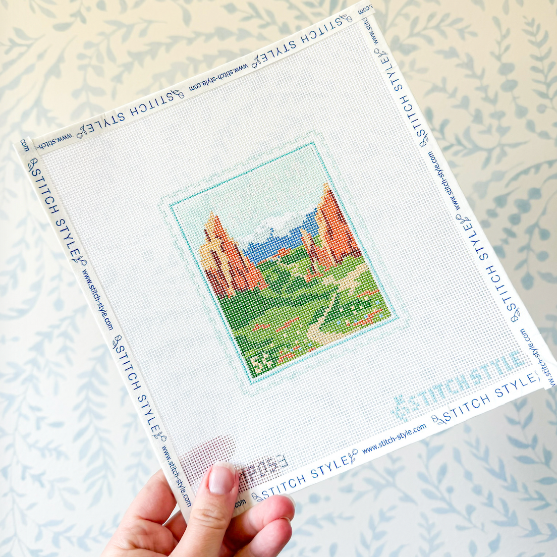 Garden of the Gods 18 Mesh Travel Stamp Needlepoint Canvas