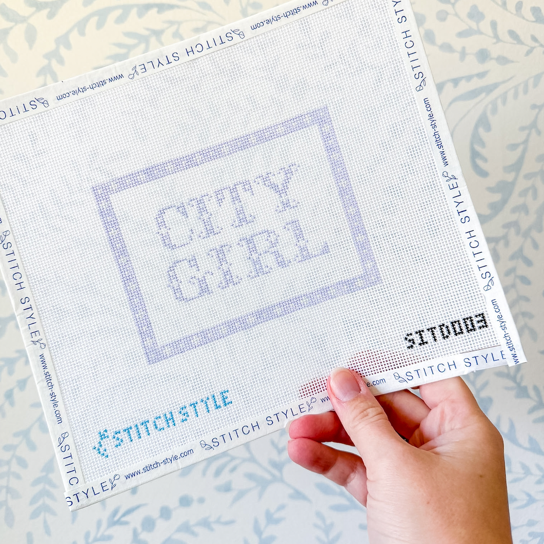 City Girl 18 mesh Needlepoint Canvas
