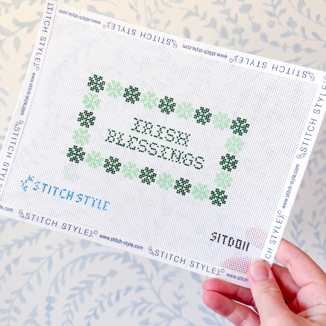 Irish Blessings 18 mesh Needlepoint Canvas