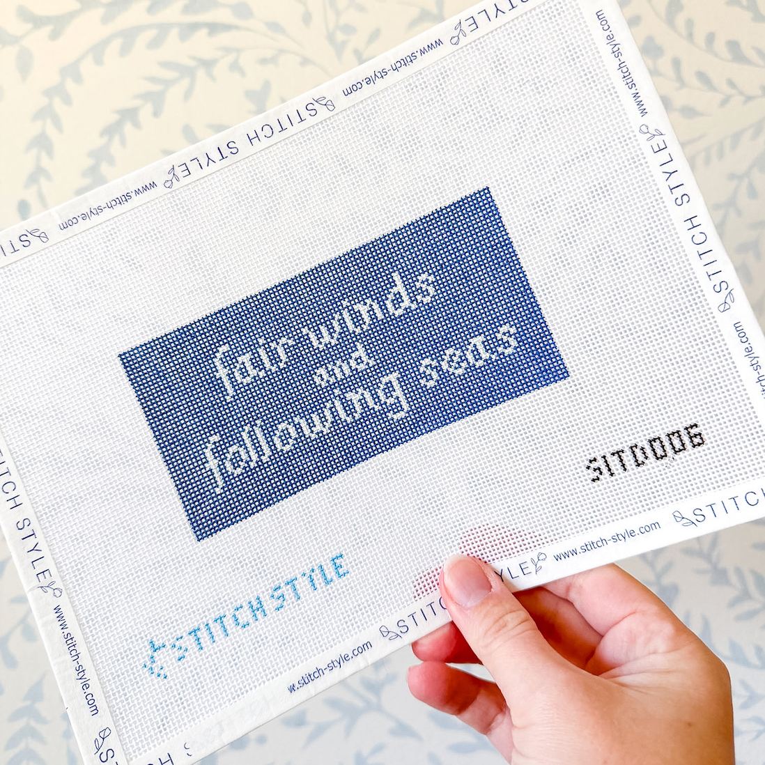 Fair Winds and Following Seas 18 mesh Needlepoint Canvas