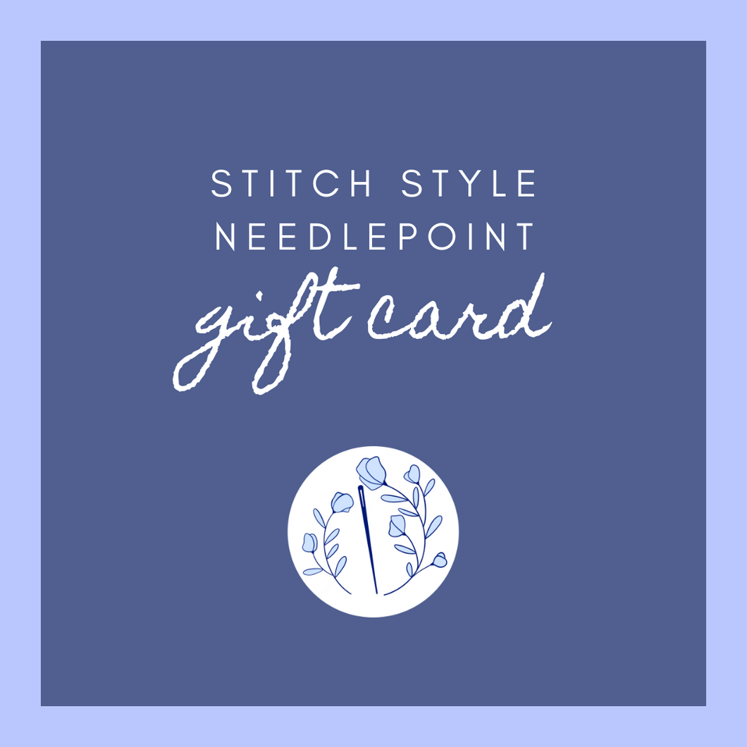 Stitch Style Needlepoint Gift Card