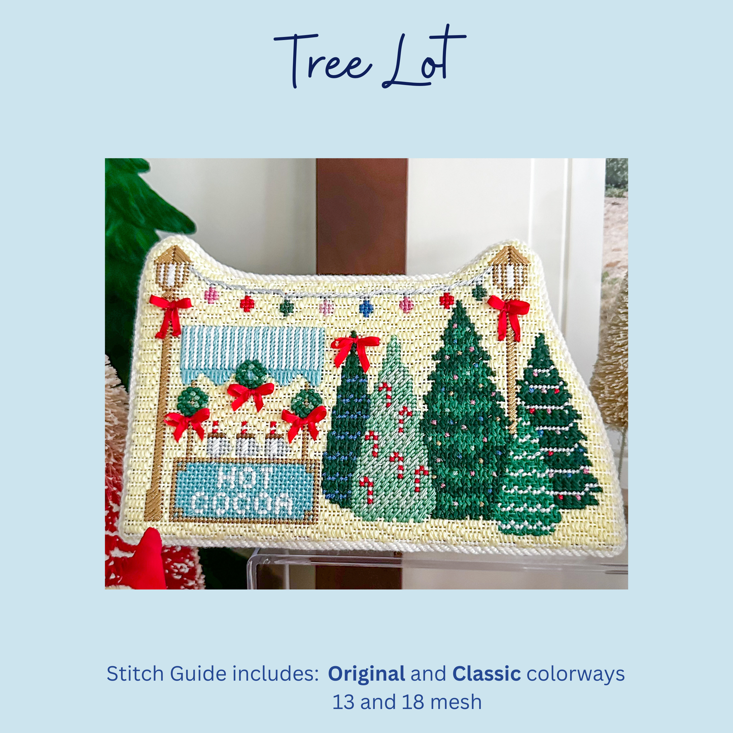 Stitch Guide for Le Point Studio Tree Lot