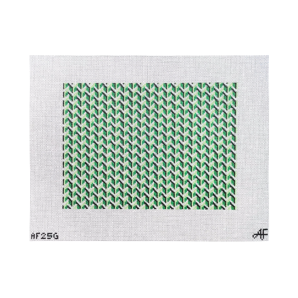 Allover Y Pattern Clutch 14 mesh Needlepoint Canvas