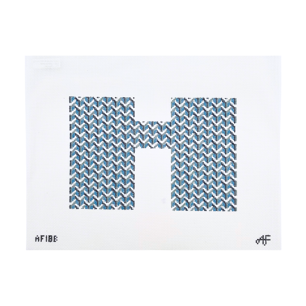 Y Pattern Clutch 14 mesh Needlepoint Canvas