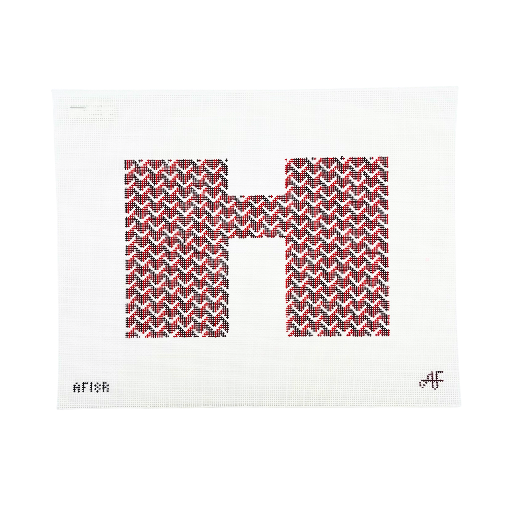 Y Pattern Clutch 14 mesh Needlepoint Canvas