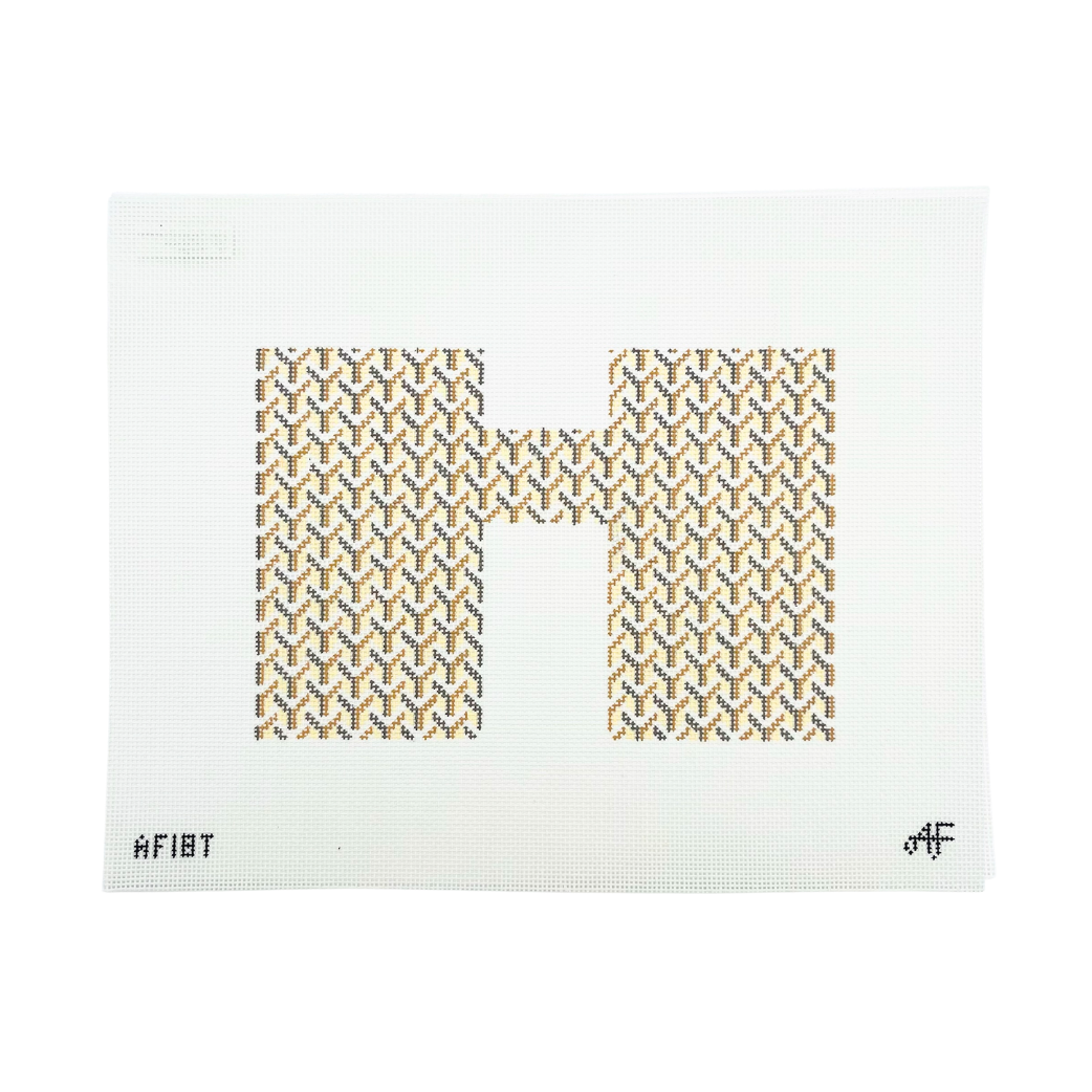 Y Pattern Clutch 14 mesh Needlepoint Canvas