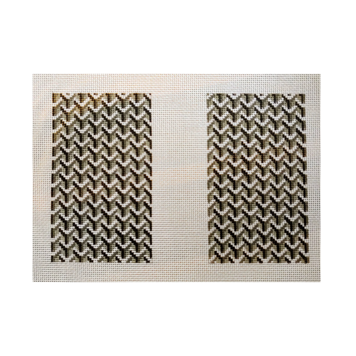 Y Pattern Clutch Back 14 mesh Needlepoint Canvas
