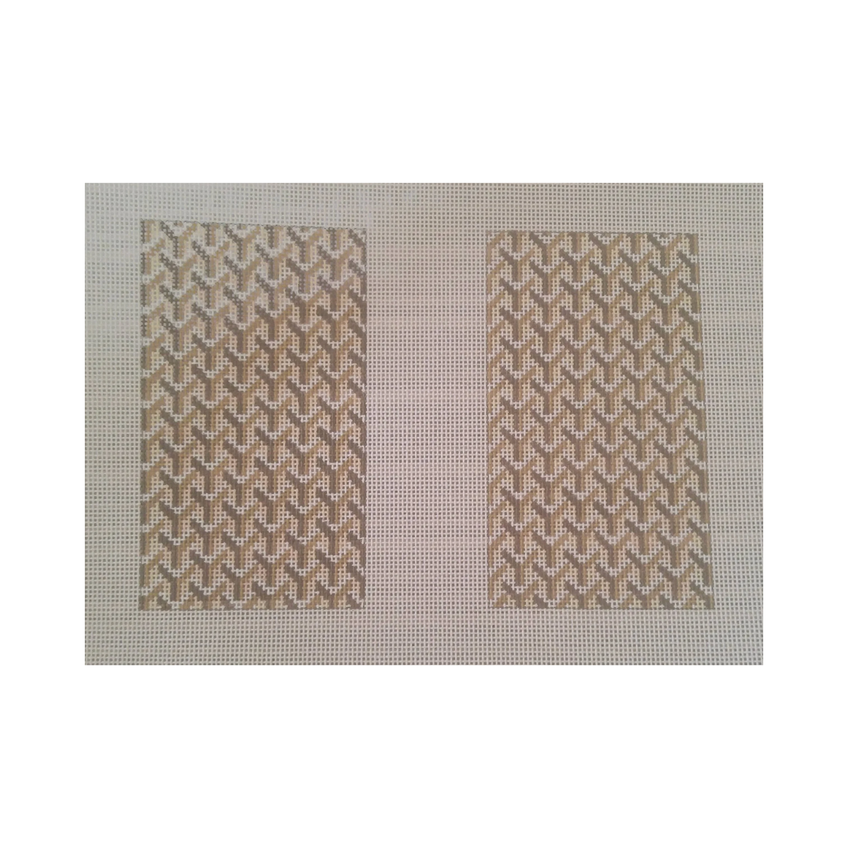 Y Pattern Clutch Back 14 mesh Needlepoint Canvas
