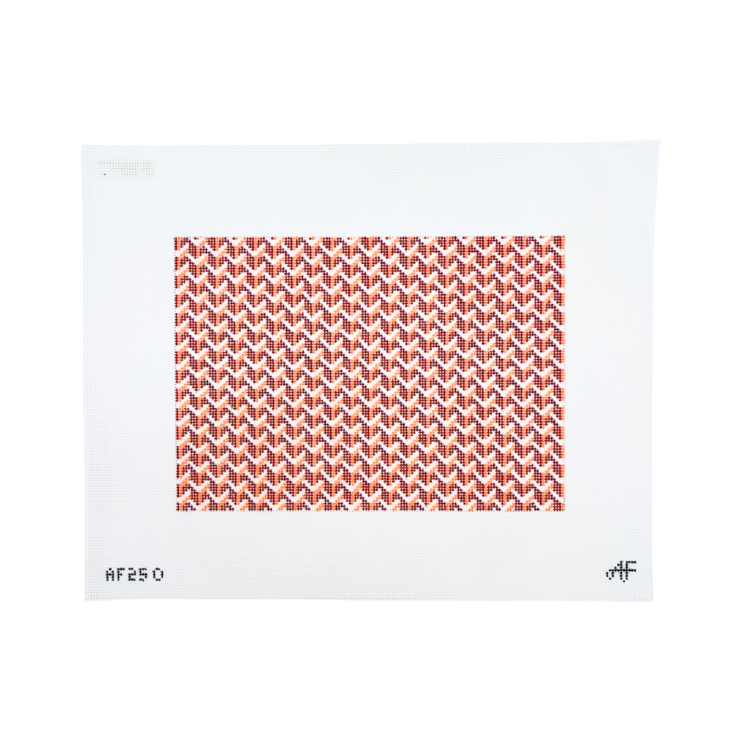 Allover Y Pattern Clutch 14 mesh Needlepoint Canvas