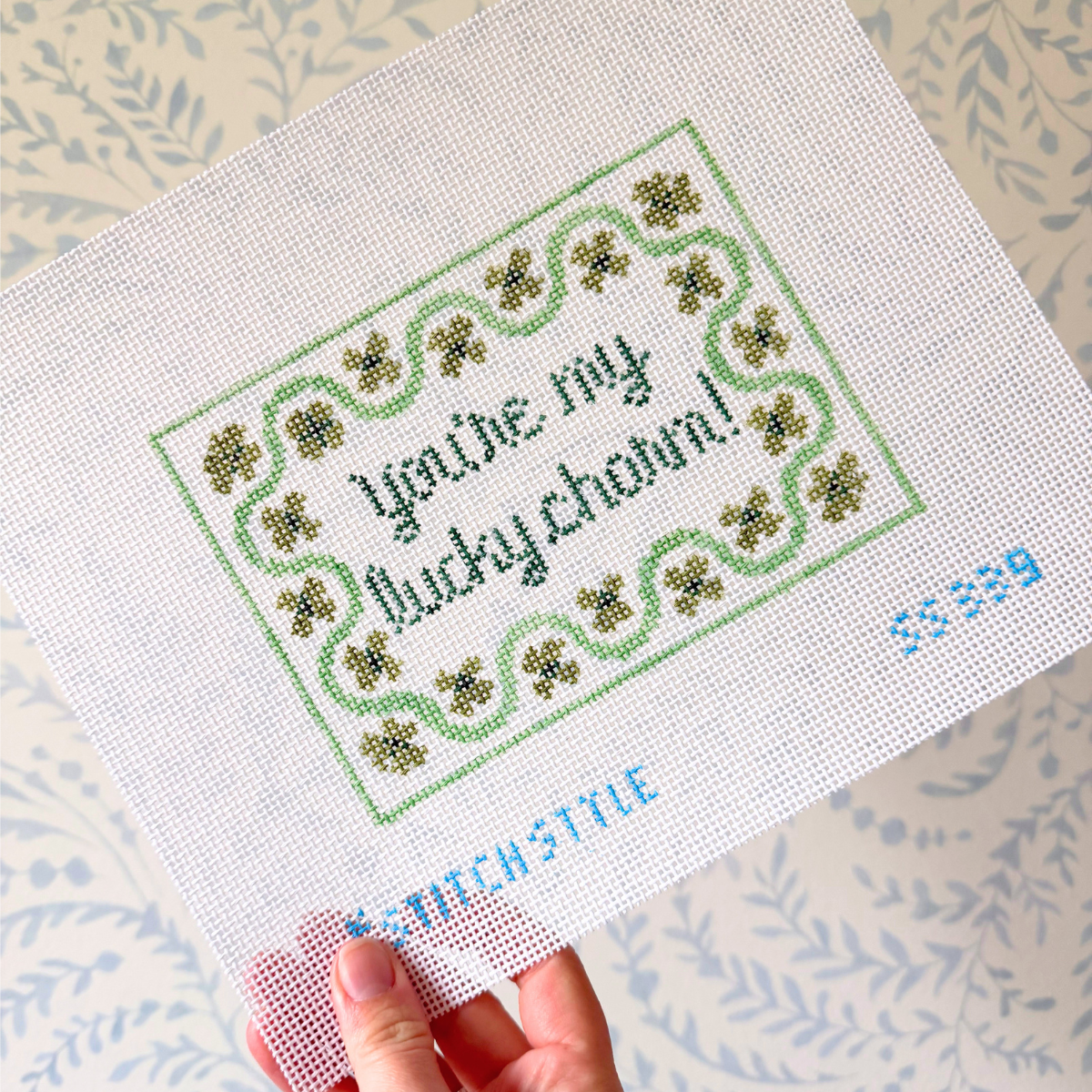 You're my lucky charm 13 mesh Needlepoint Canvas