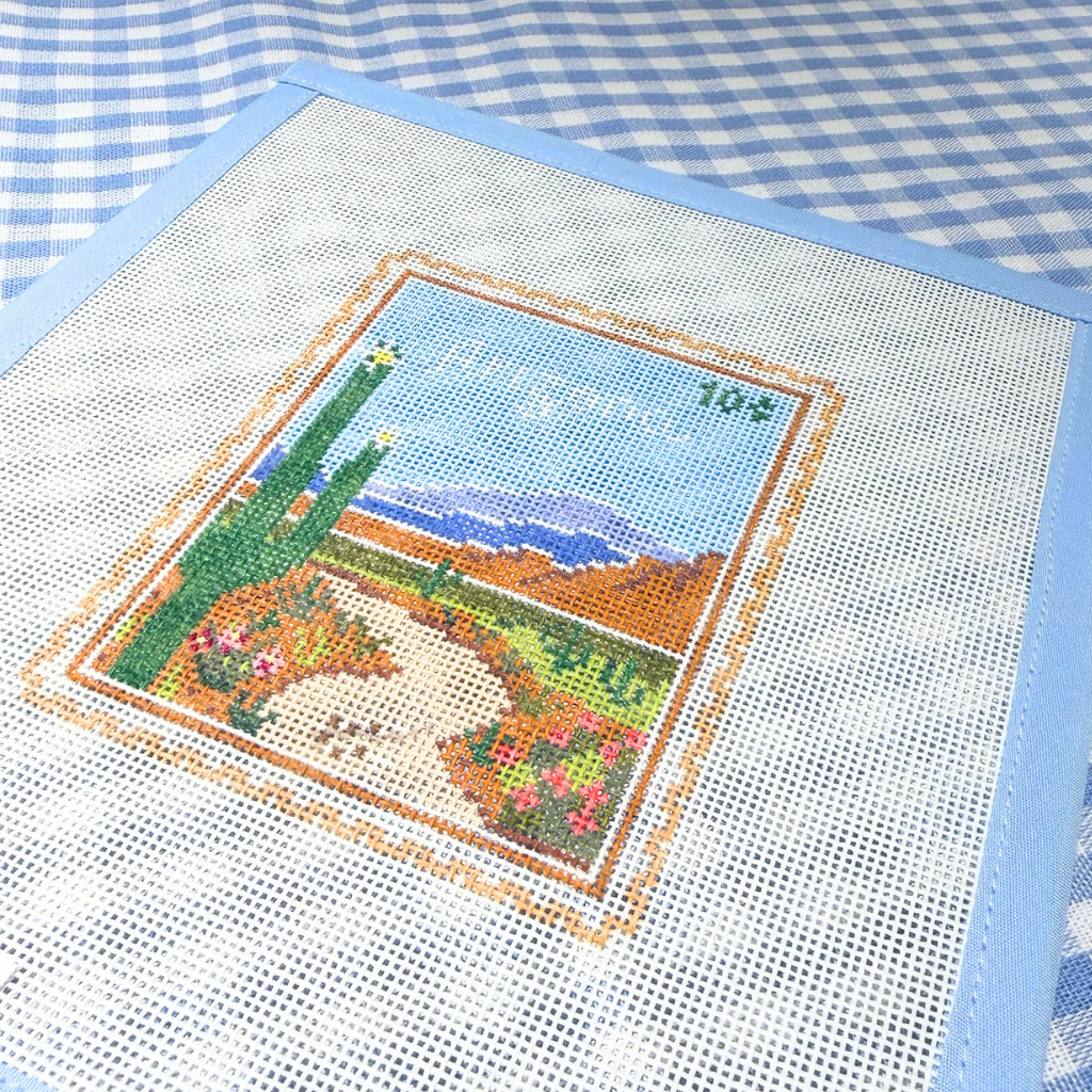 Arizona 18 Mesh Travel Stamp Needlepoint Canvas
