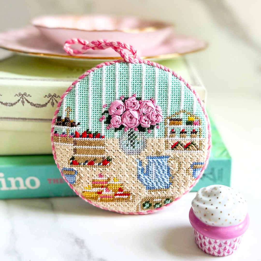 Tea for Two Needlepoint Canvas