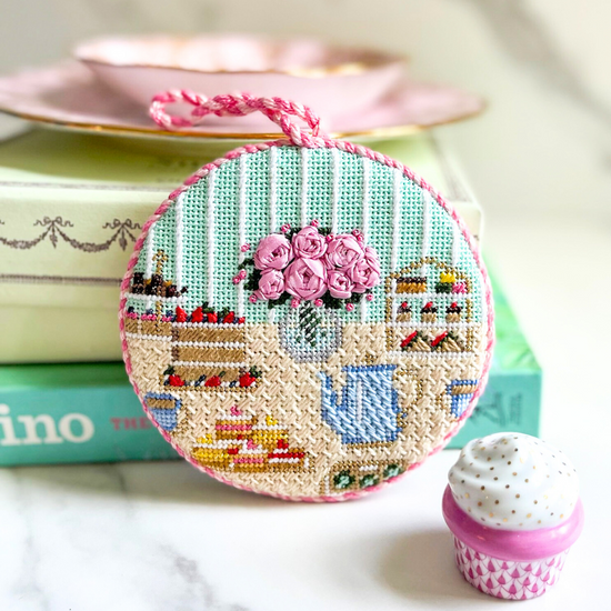 Tea for Two Needlepoint Canvas