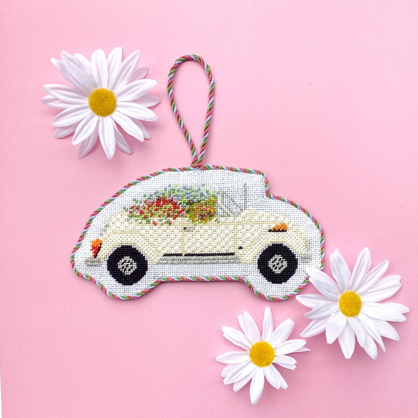 Volkswagen with Flowers