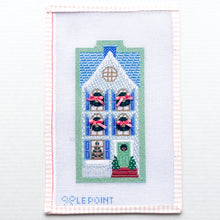 Load image into Gallery viewer, Stitch Guide for Le Point Studio Blue Row House
