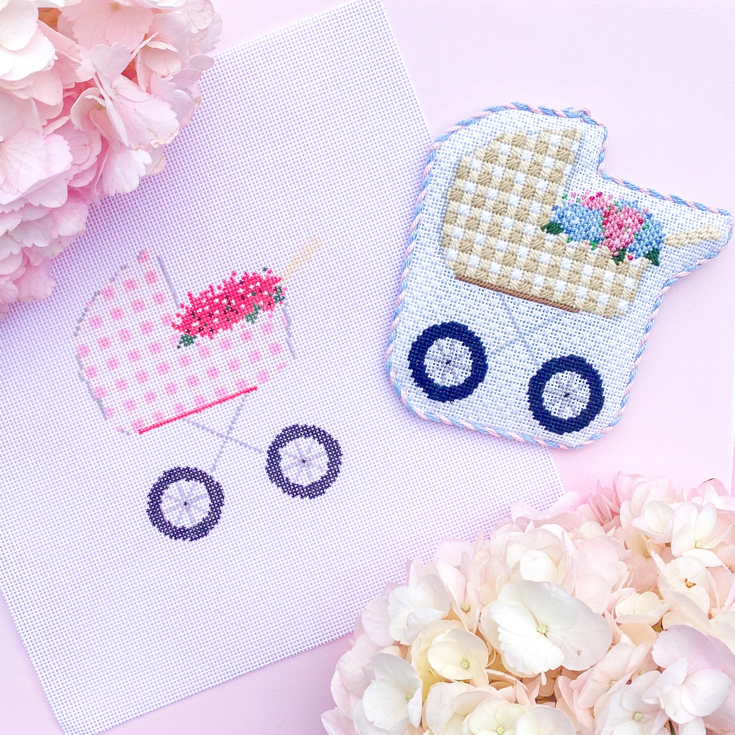 Baby Carriage Needlepoint Canvases