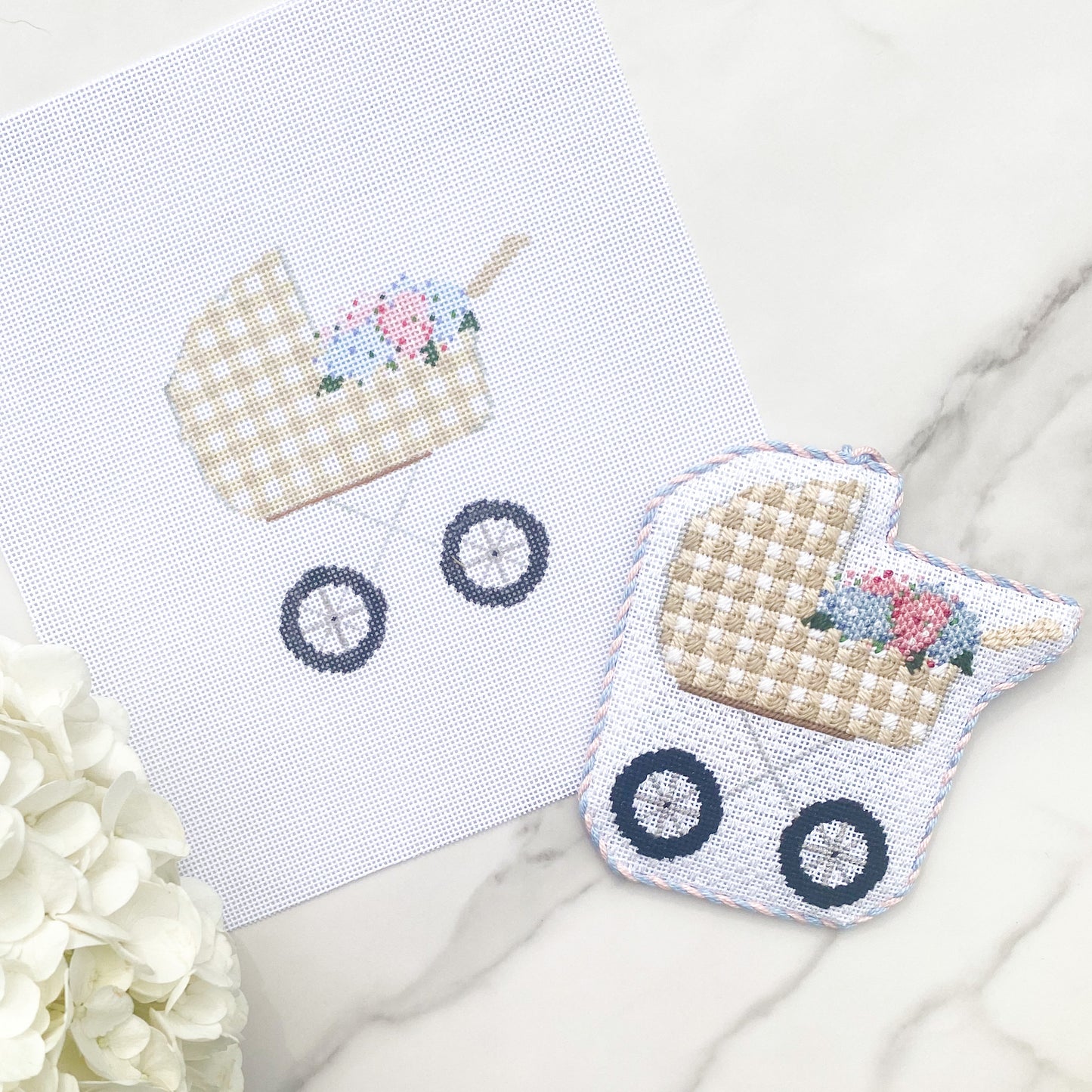 Baby Carriage Needlepoint Canvases