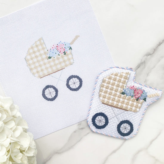 Baby Carriage Needlepoint Canvases