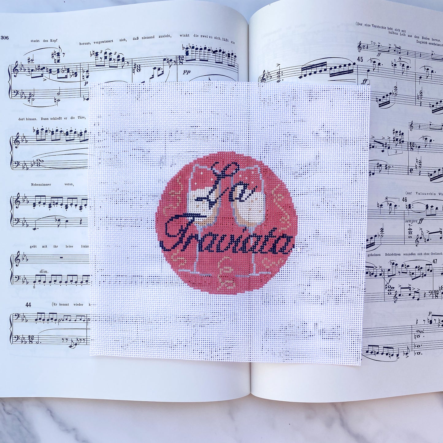 Opera Stitch: La Traviata Needlepoint Canvas