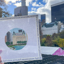 Load image into Gallery viewer, New York Plaza Hotel Needlepoint Canvas
