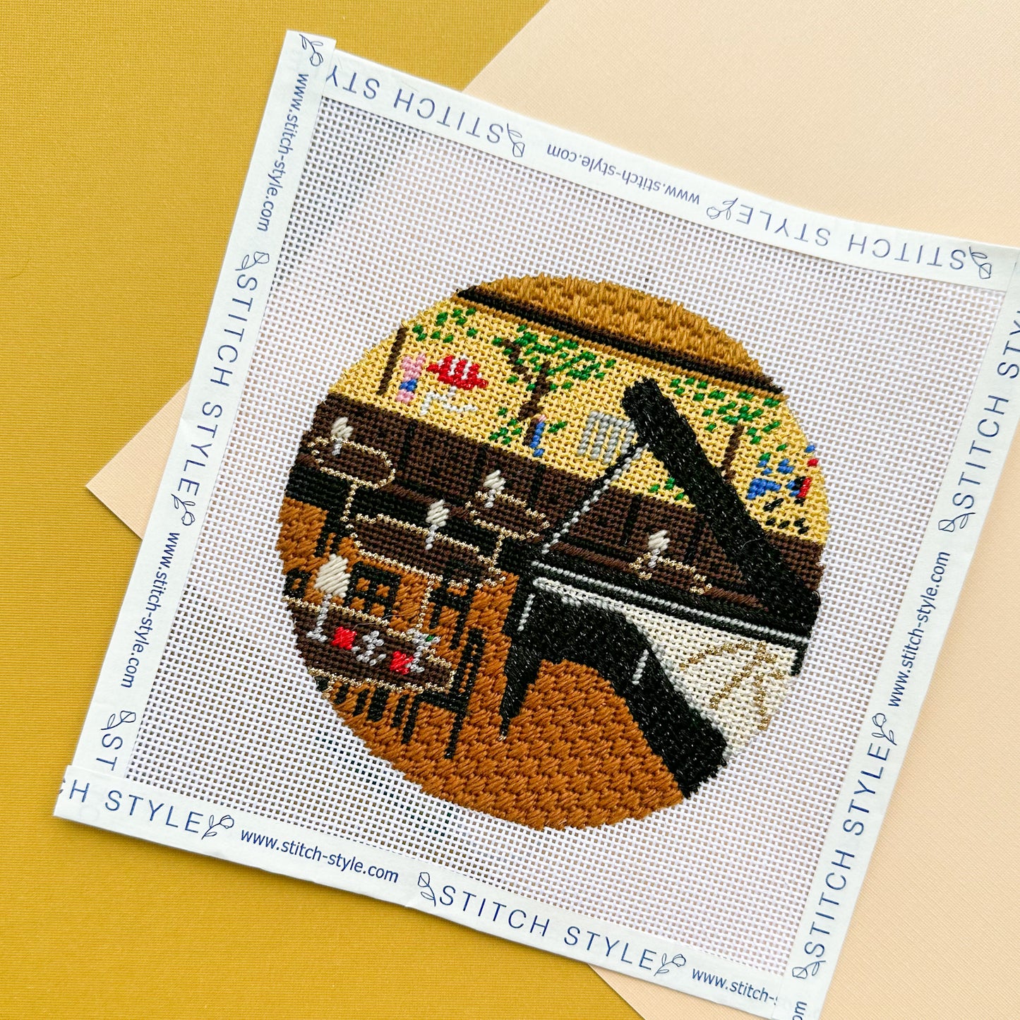 Bemelmans Bar at the Carlyle Hotel Needlepoint Canvas