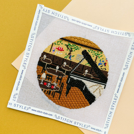 Bemelmans Bar at the Carlyle Hotel Needlepoint Canvas