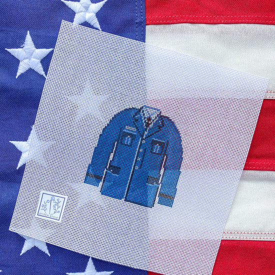 Air Force Dress Uniform Needlepoint Canvas