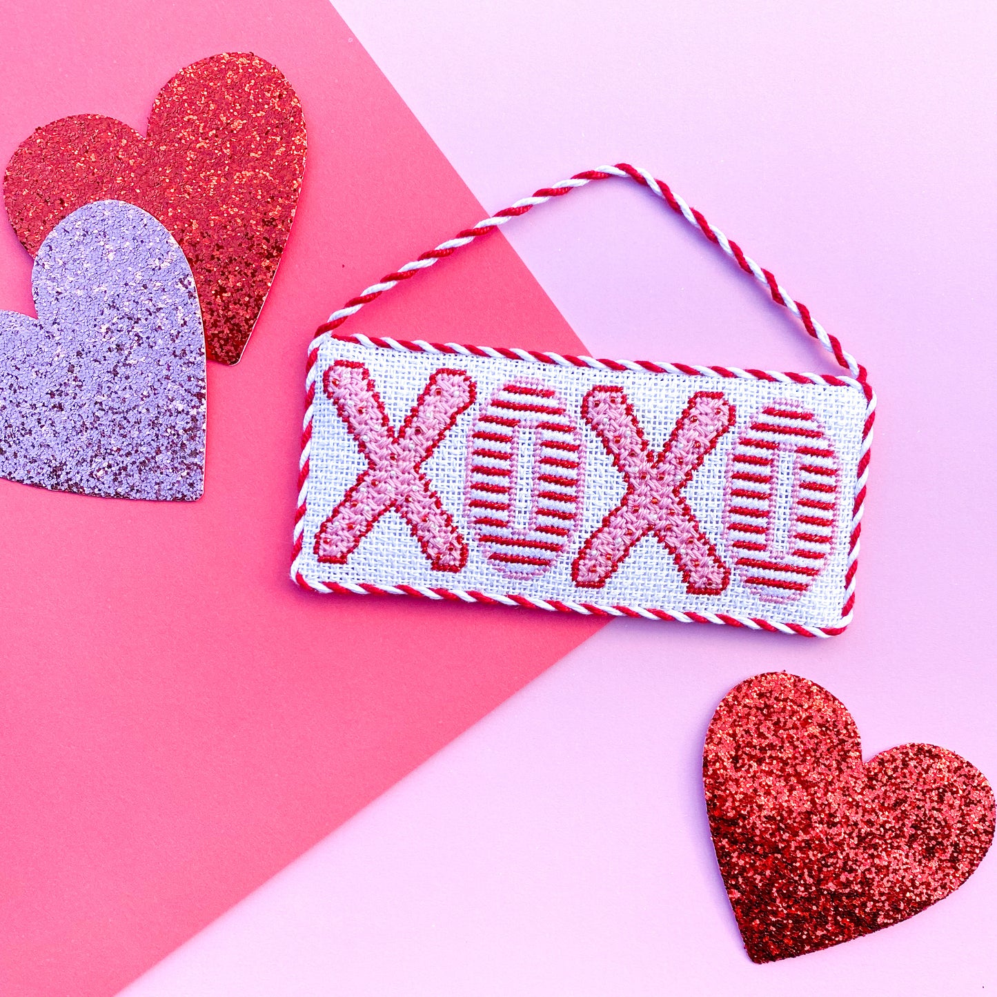 Hugs and Kisses Needlepoint Canvas