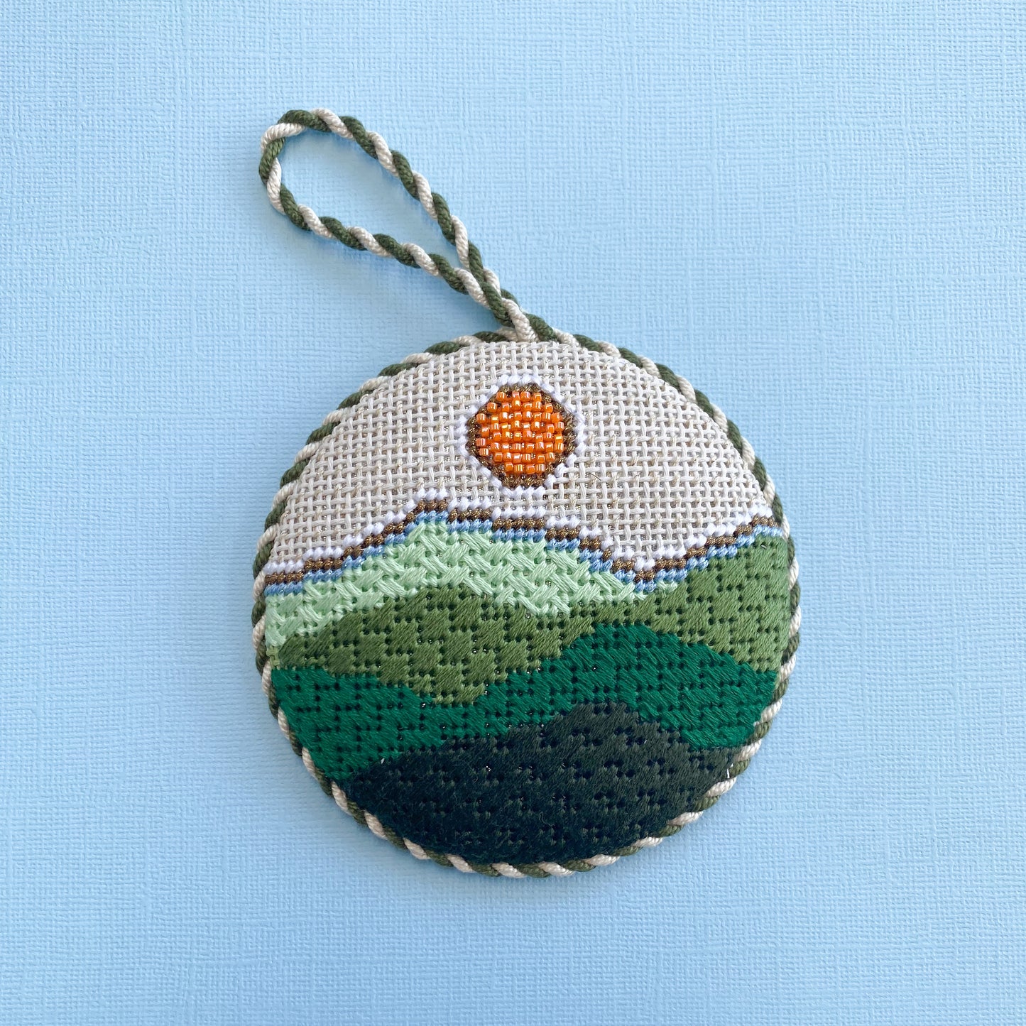 Stitch Guide for Thorn Alexander's Sunset over the Mountains