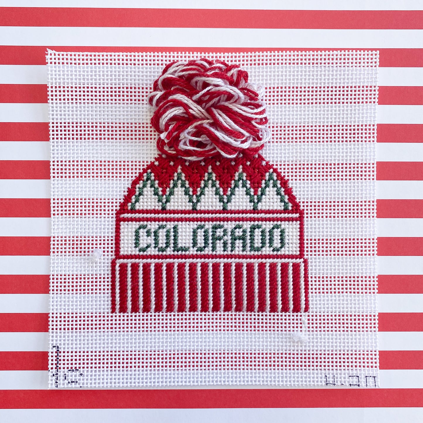 Stitch Guide for Doolittle Stitchery Colorado Hat