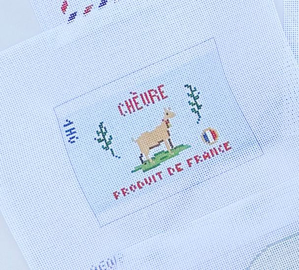 3D Goat's Cheese Needlepoint Canvas